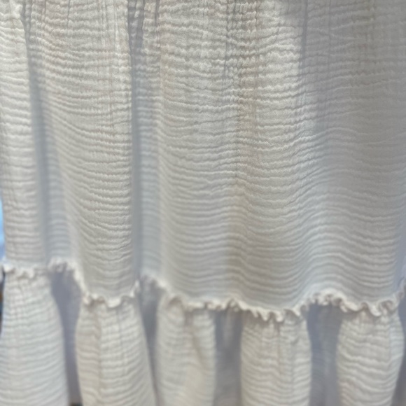 Red Haute (RH) white tiered skirt size S - Picture 2 of 5